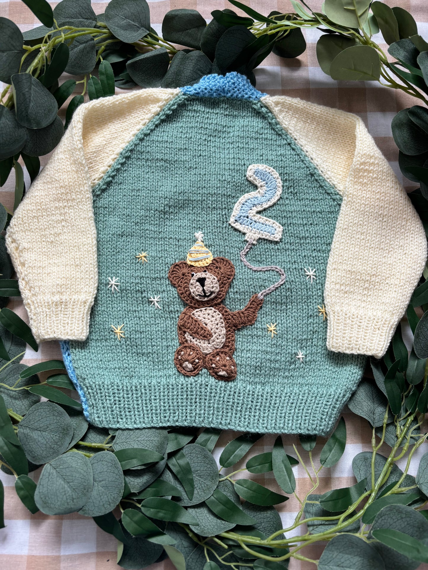 Size 2-3 Years, Blue 2, Birthday Bears