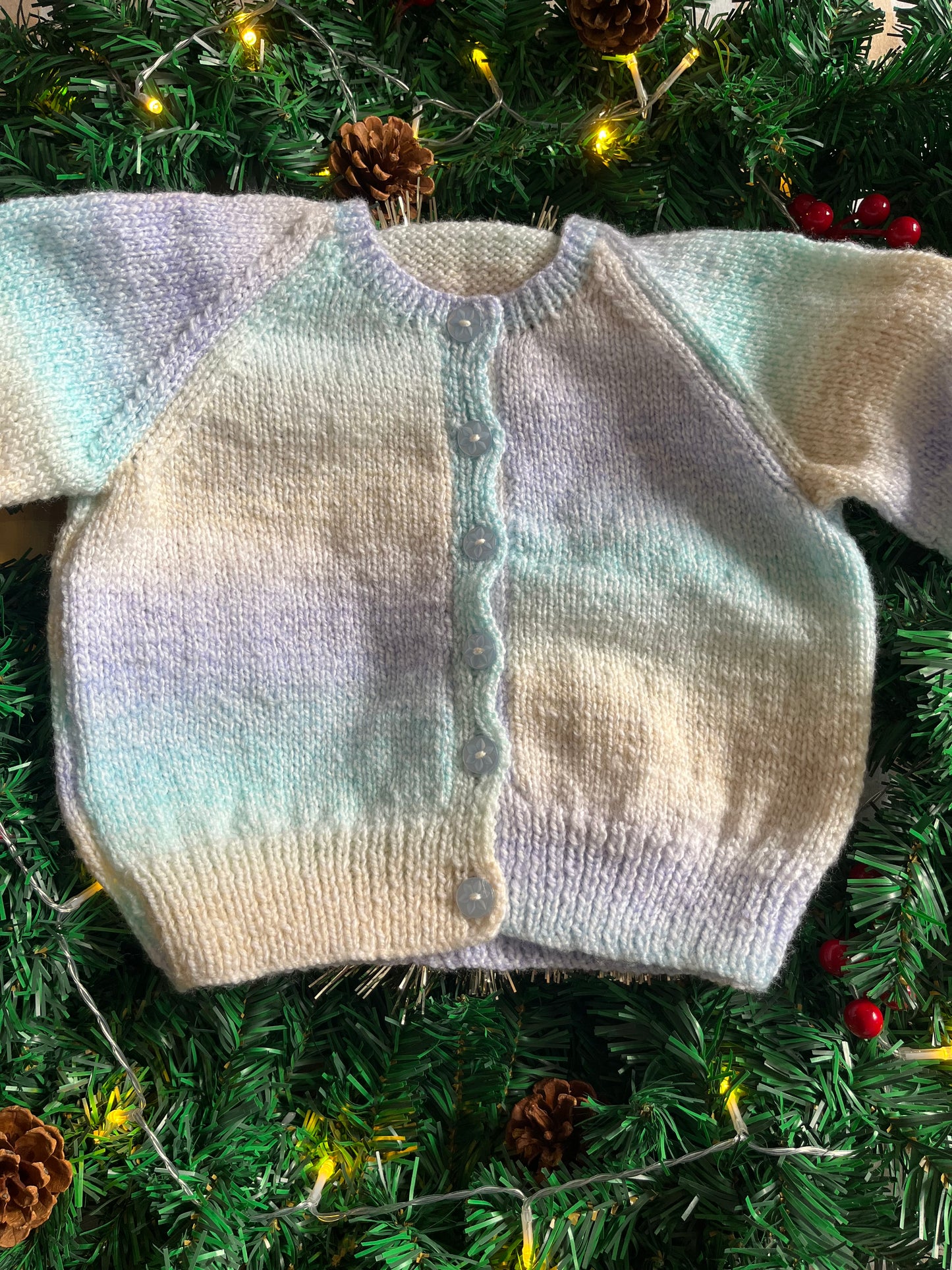 Size 2-4 Years, I Believe, Fairy & Christmas Tree Cardi