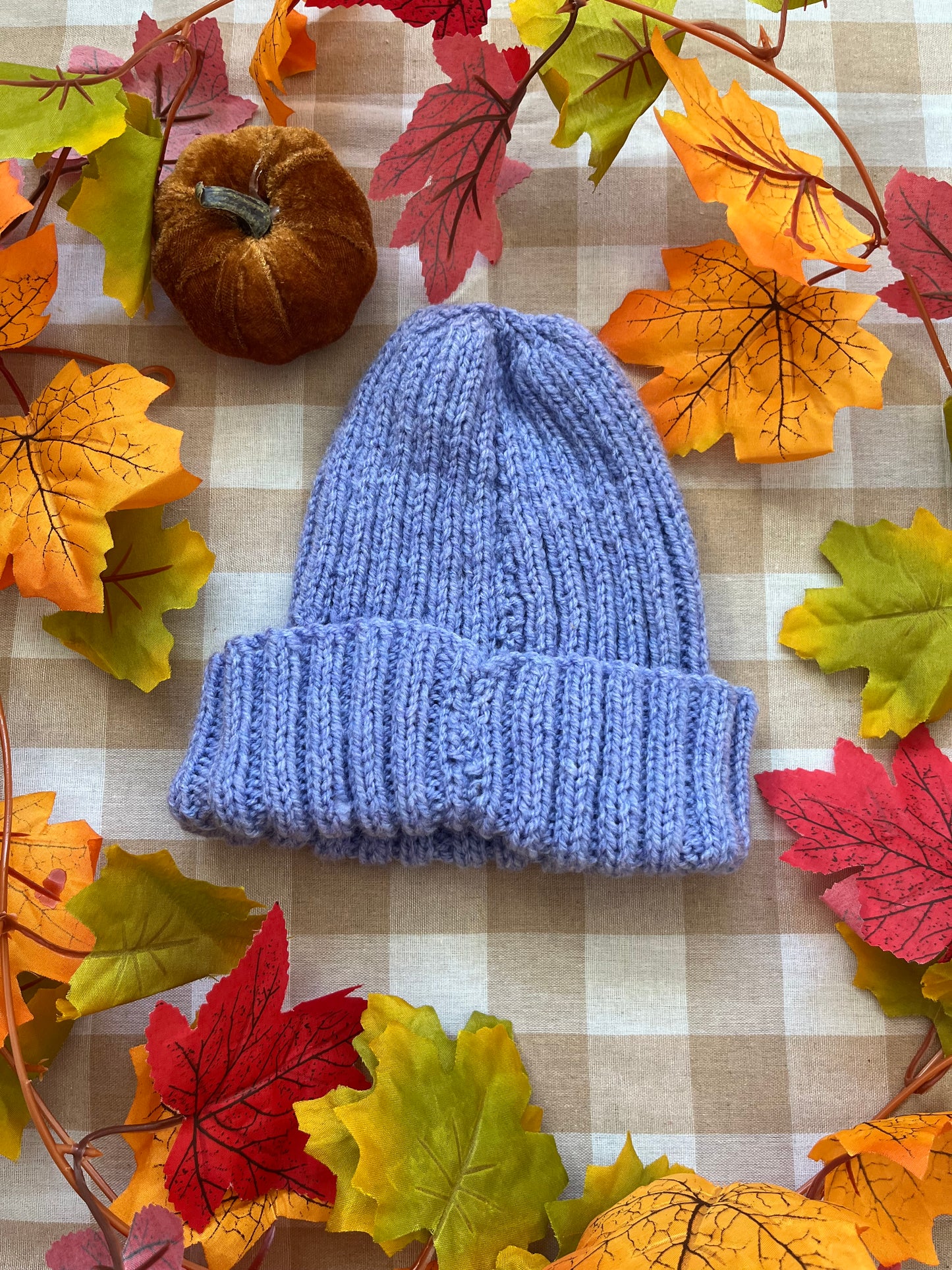 Personalise Me, Size 2-4 Years, Add Letter or Number, Purple Pumpkin Hat