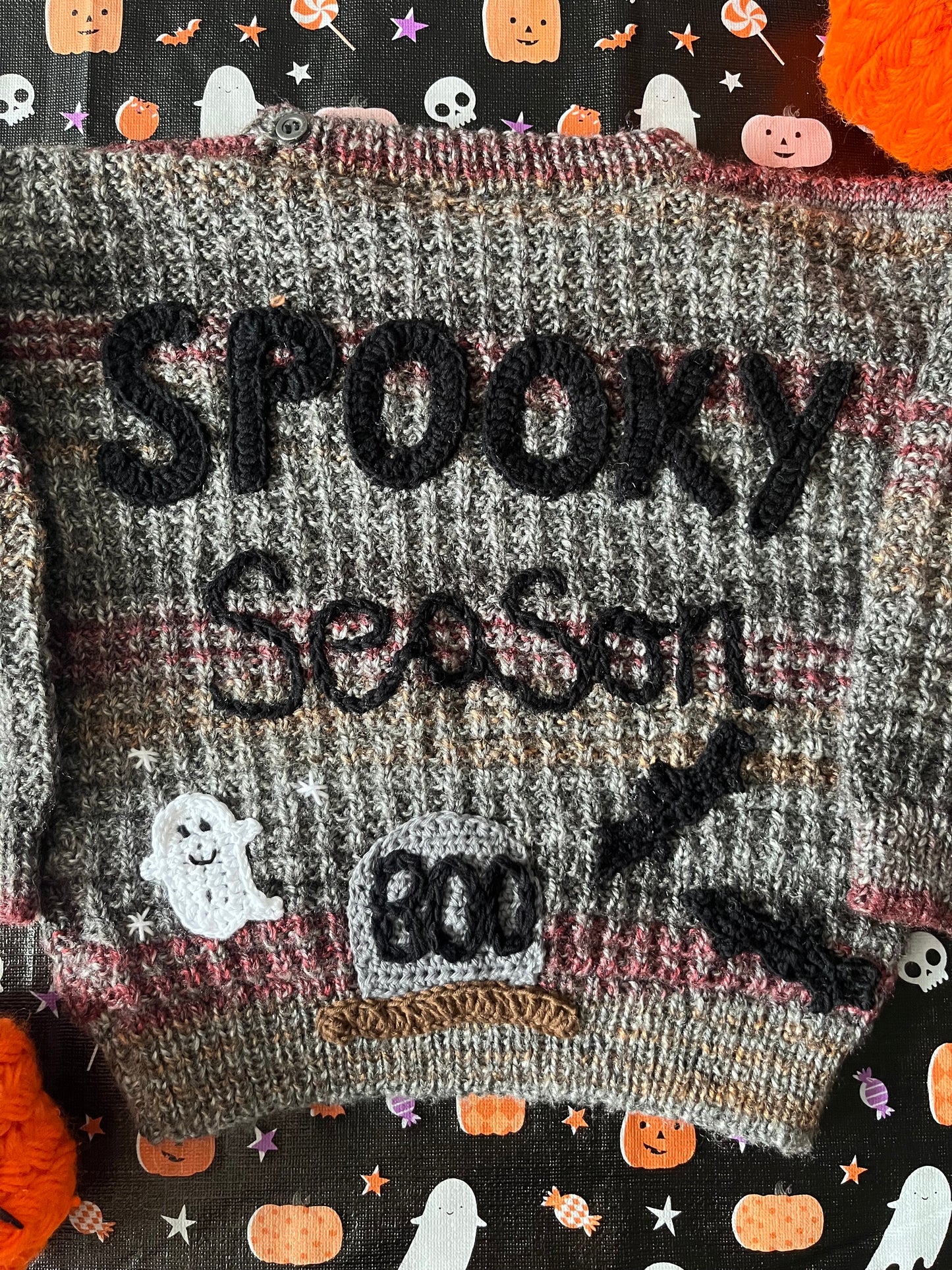 Size 2-3 Years, Spooky Season Jumper