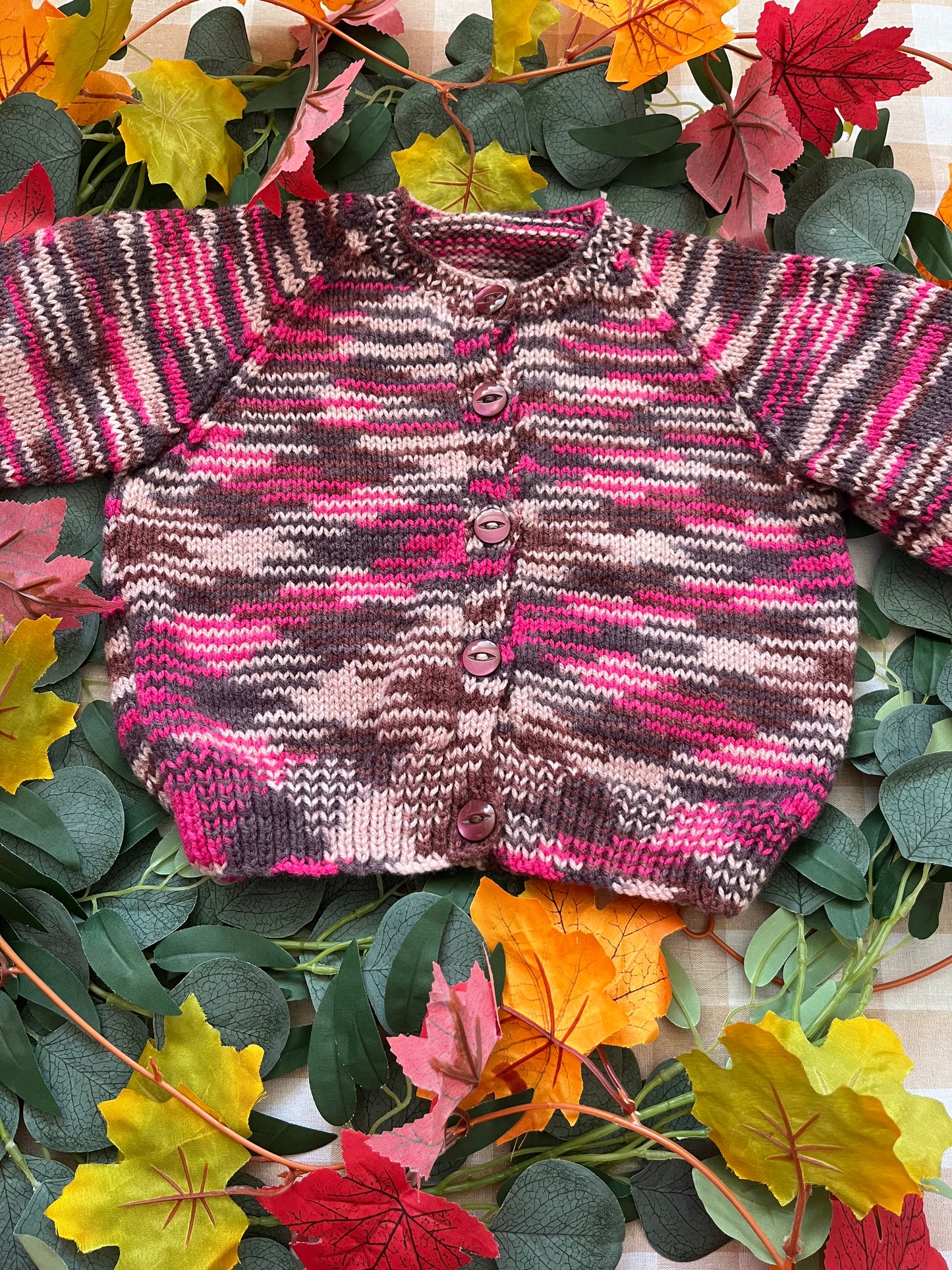 Personalise Me, Size 1-2 Years, Name Cardigan, Pink Pumpkin Patch Cardi