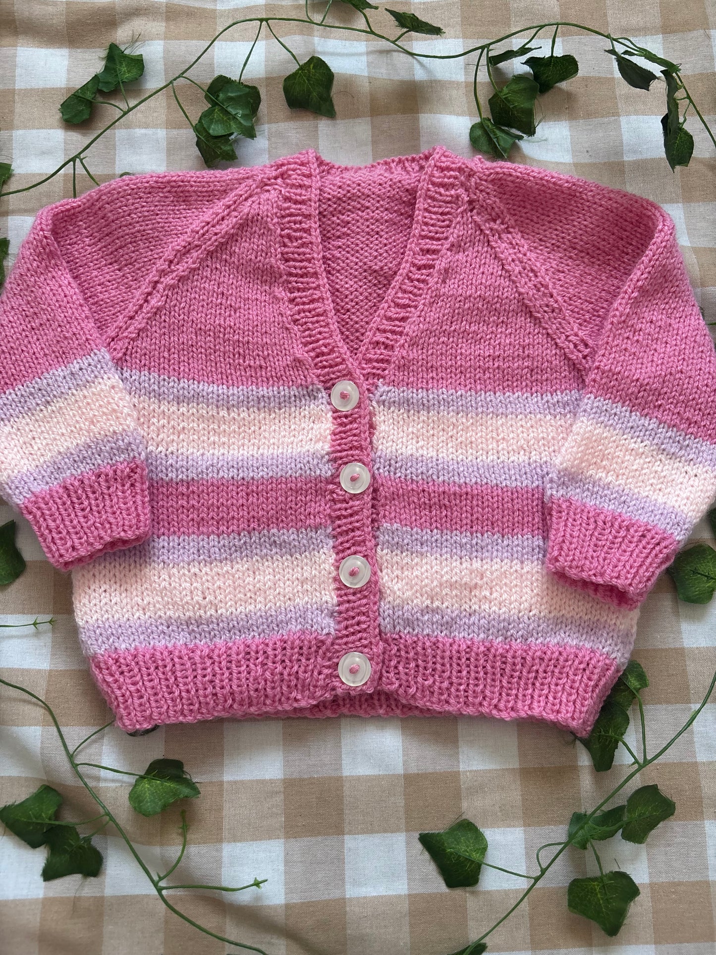Personalise Me, Size 2-3 Years, Pink Seagull Name Cardi