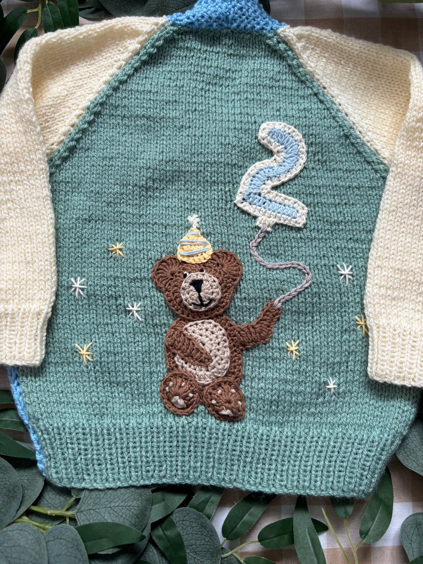 Size 2-3 Years, Blue 2, Birthday Bears
