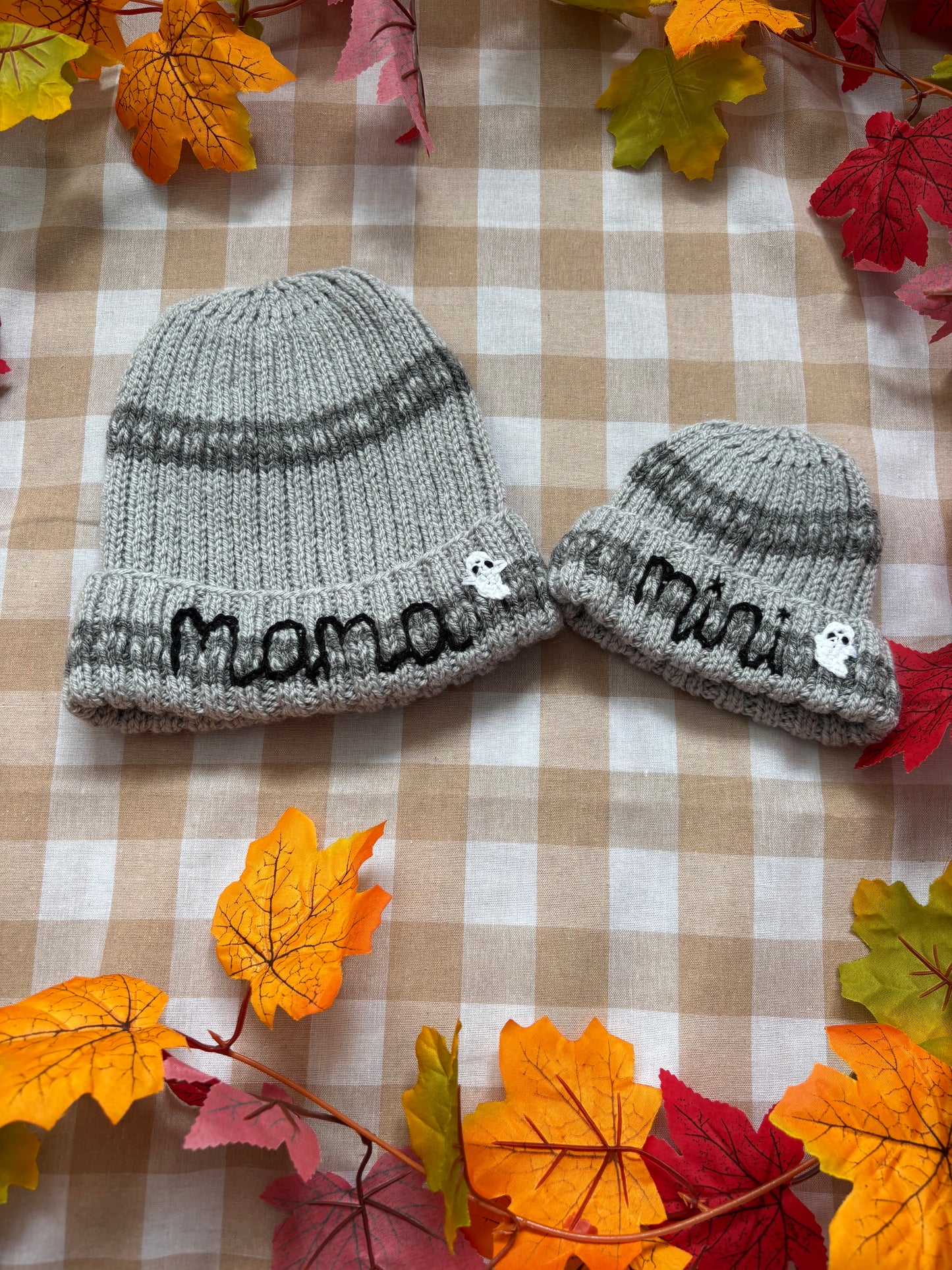 Mama & Mini Hat set, Ladies size small, Baby size 0-6 Months