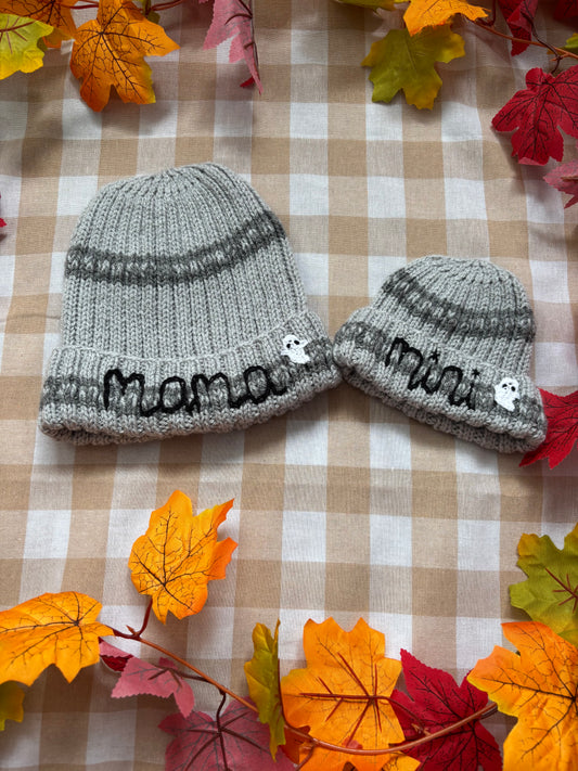 Mama & Mini Hat set, Ladies size small, Baby size 0-6 Months