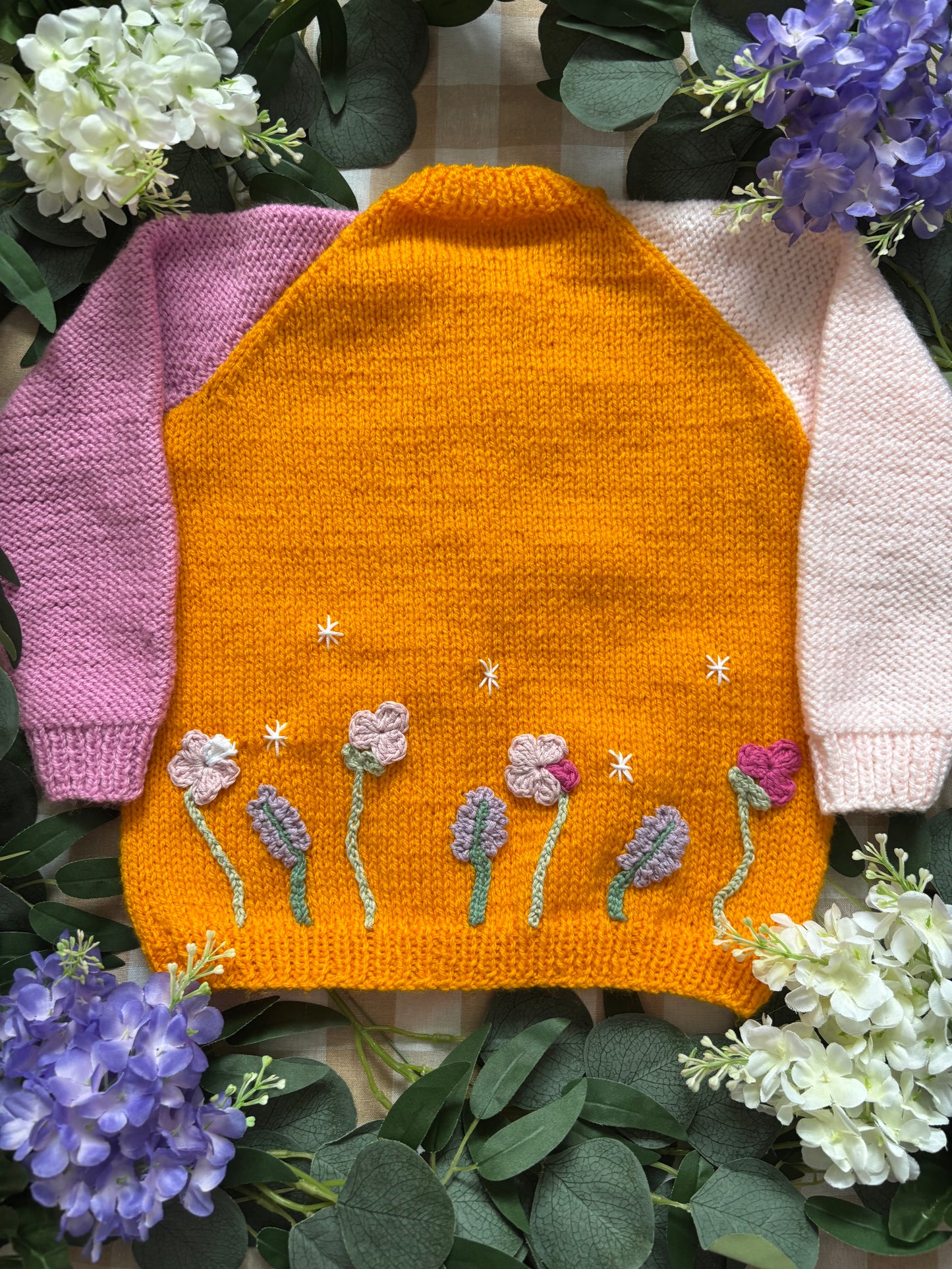 Personalise Me, Size 2-3 Years, Flower Name Cardi