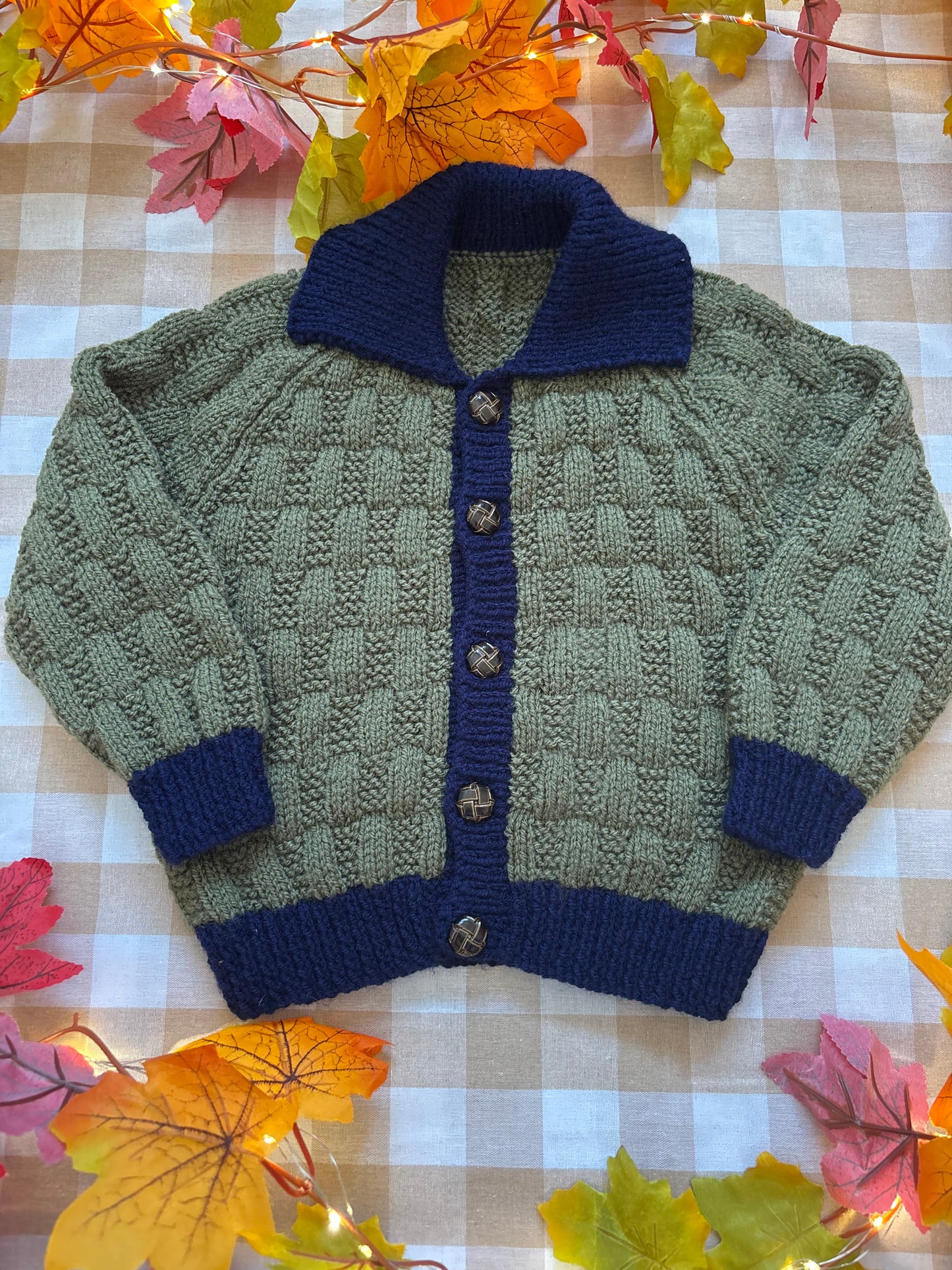 Personalise Me, Size 1-2 Years, sleeping Fox Cardi