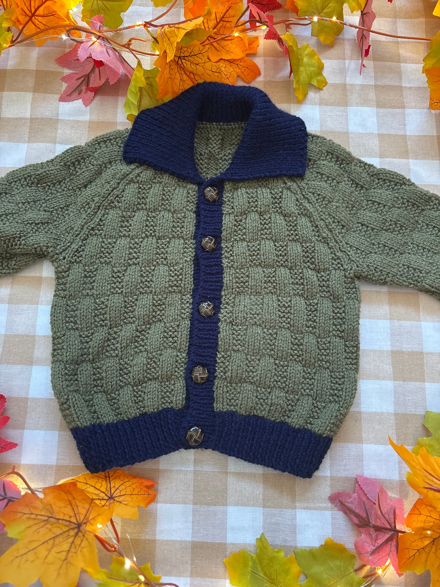 Personalise Me, Size 1-2 Years, sleeping Fox Cardi