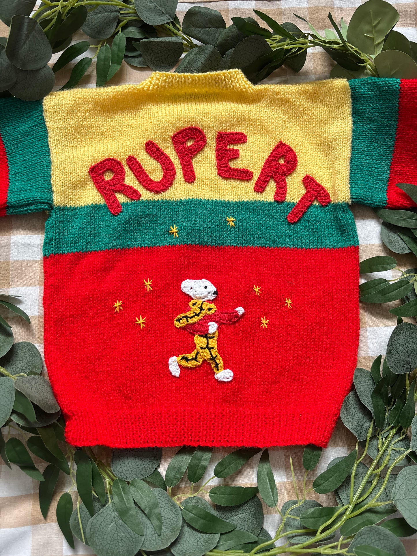 Size 3-5 Years, Rupert Inspired Jumper