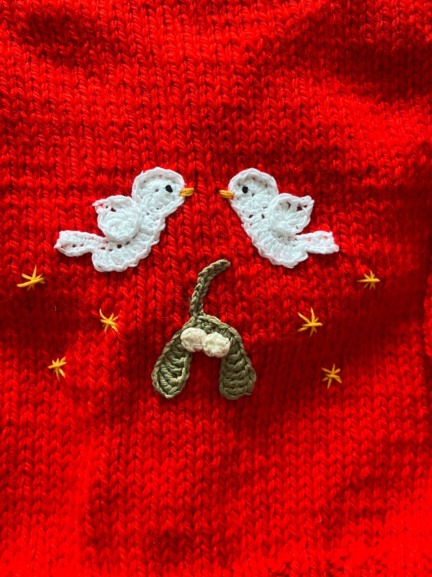 Personalise Me, Size 4-6 years, Two Turtle Doves, Add a Name Red Cardi