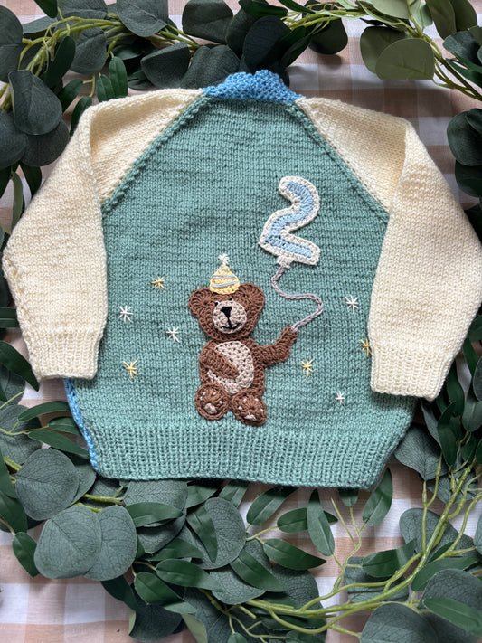Size 2-3 Years, Blue 2, Birthday Bears