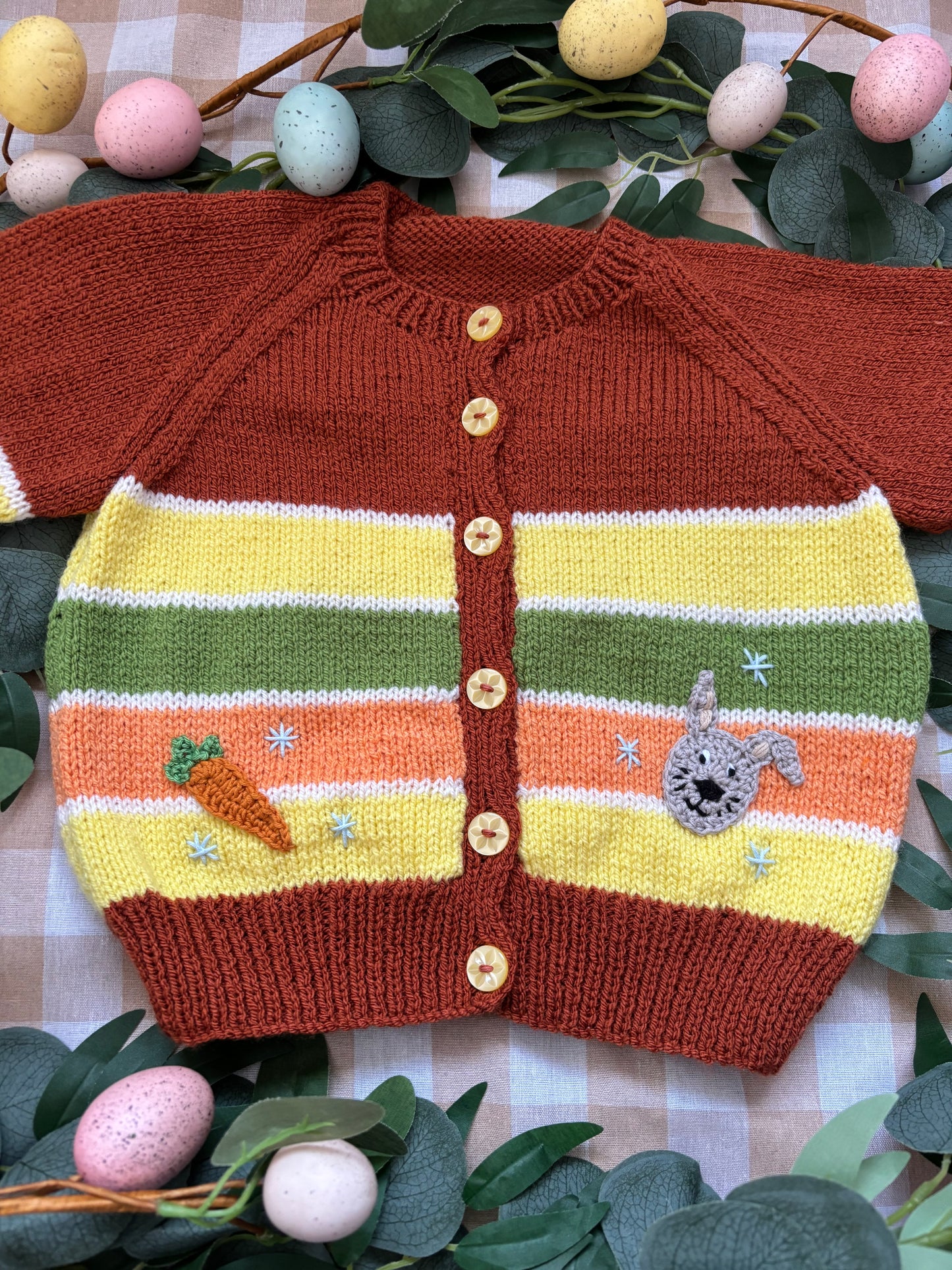 Size 2-3 Years, Hop Hop Hop, Striped Cardi