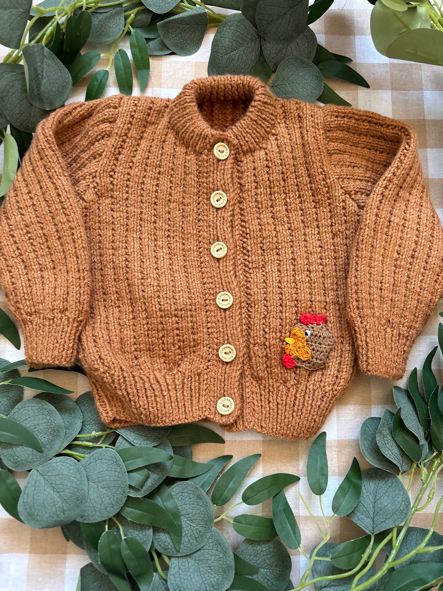 Personalise Me, Size 12-18 Months, Farm Name Cardi