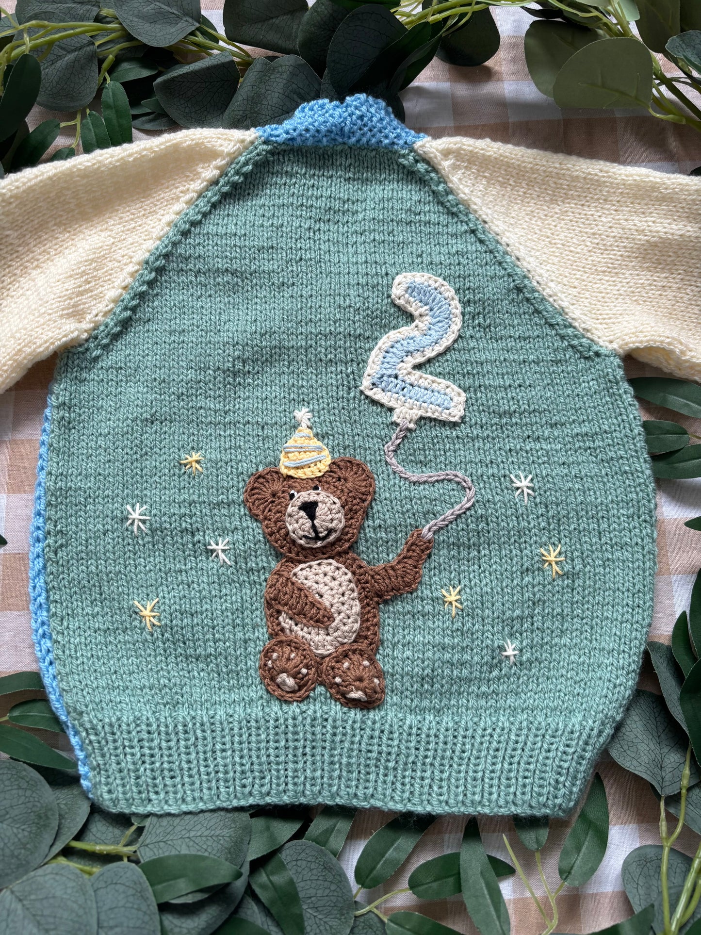 Size 2-3 Years, Blue 2, Birthday Bears