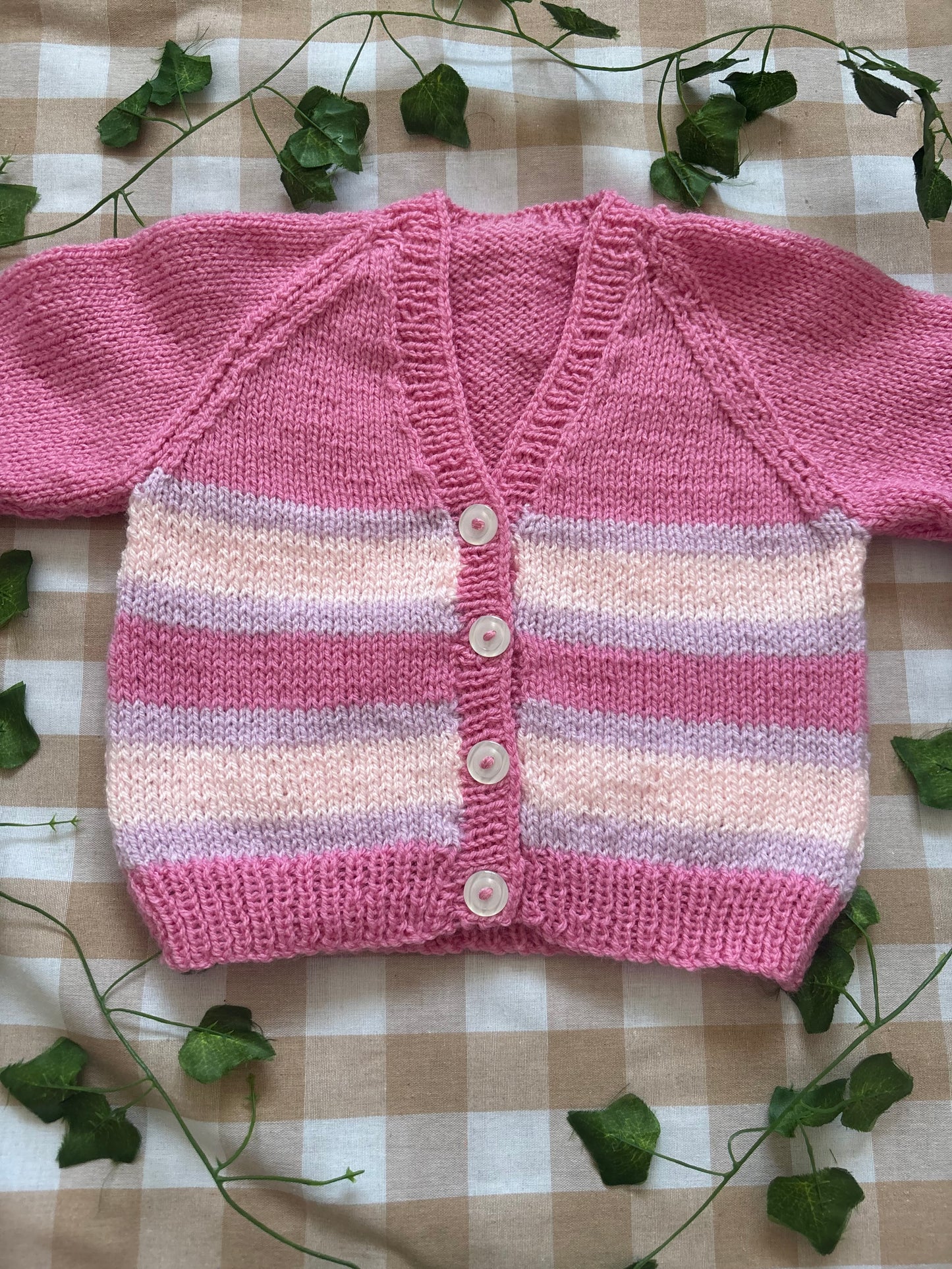 Personalise Me, Size 2-3 Years, Pink Seagull Name Cardi
