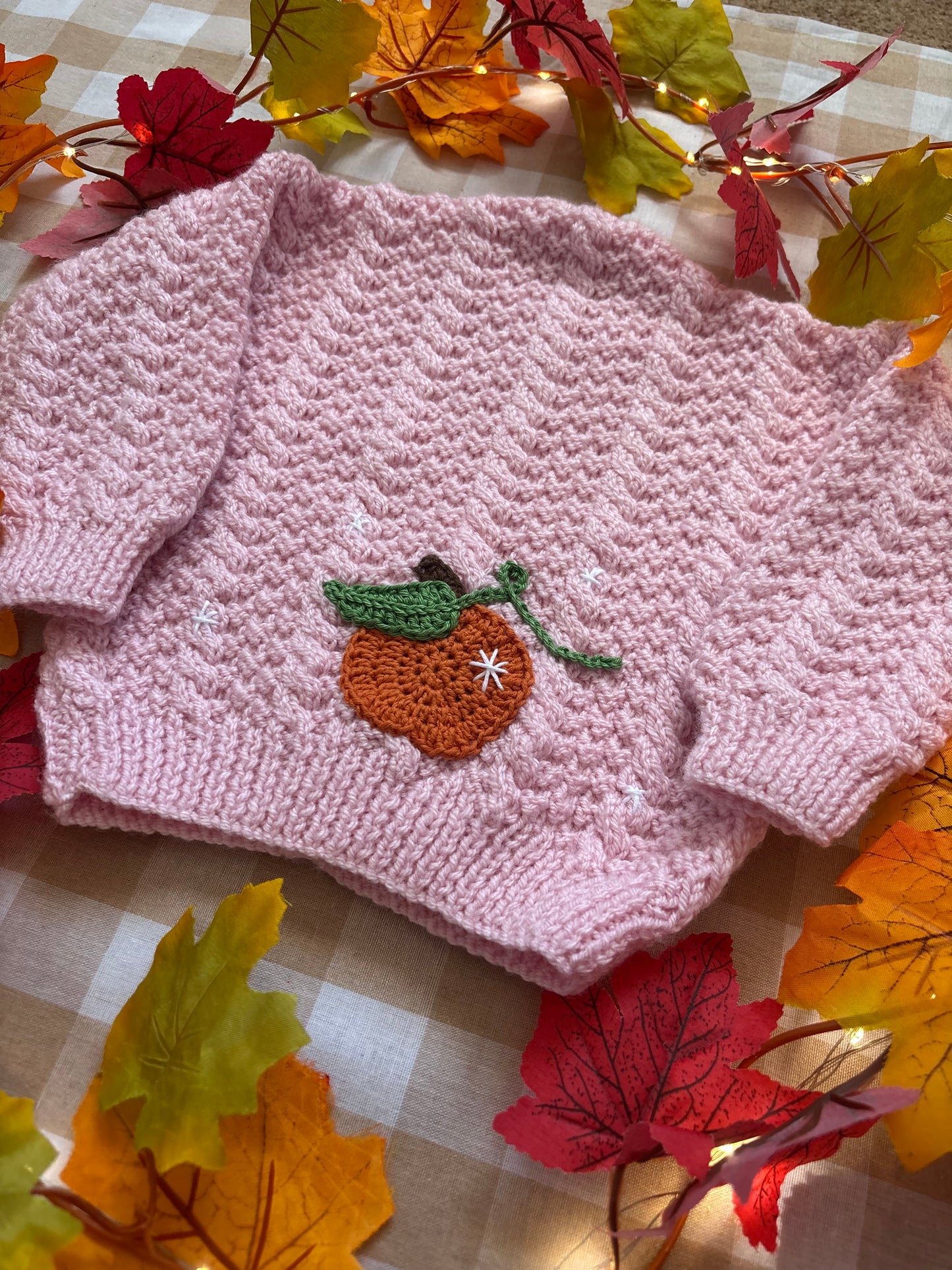 Personalise Me, Size 12 Months, Baby Pink Hand Knitted Cardi