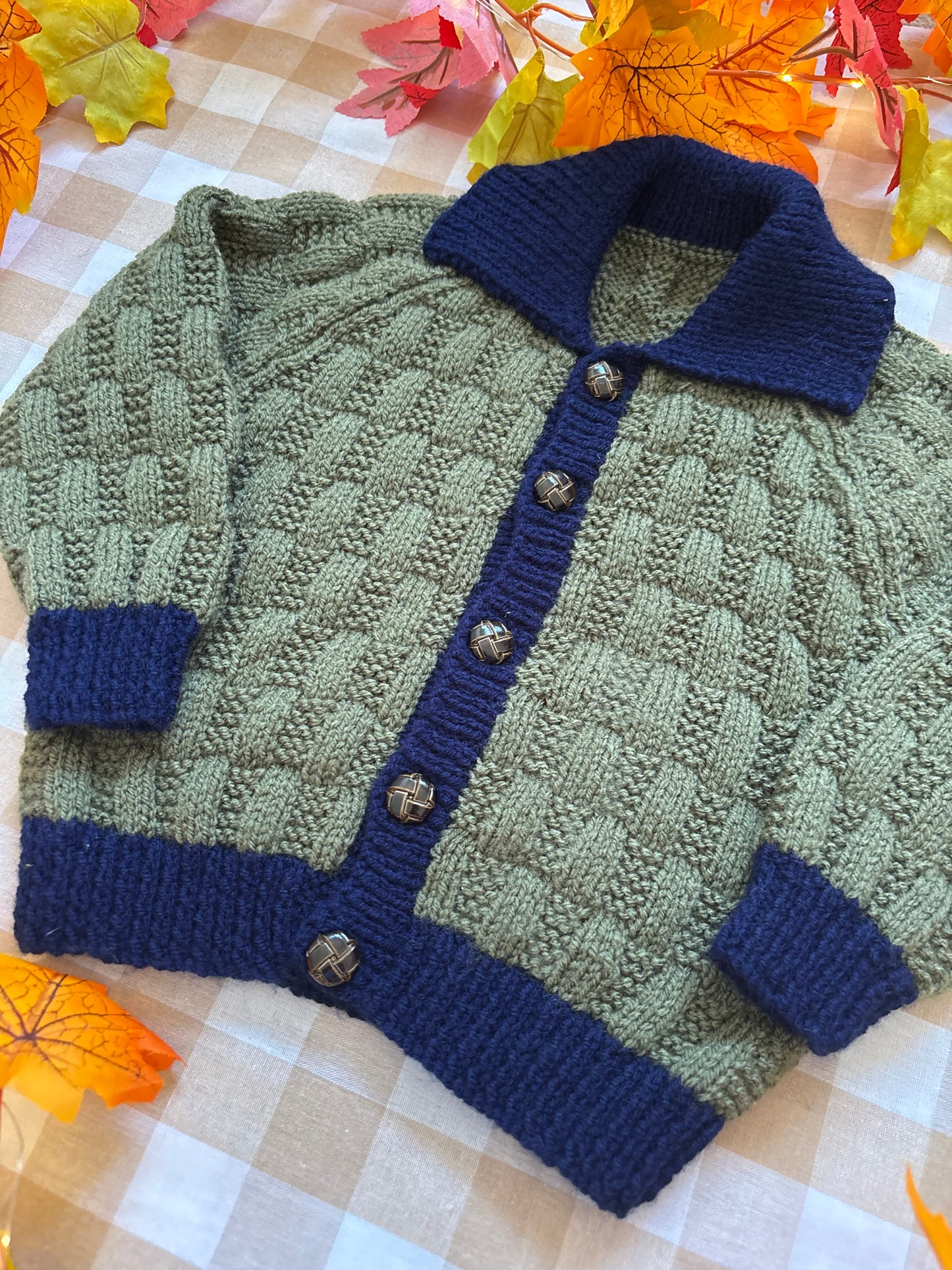 Personalise Me, Size 1-2 Years, sleeping Fox Cardi