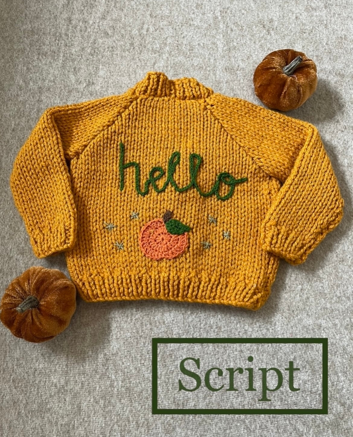 Personalise Me, Size 1-3 Years, Christmas Chicks Name Cardigan, Blue & White Fleck