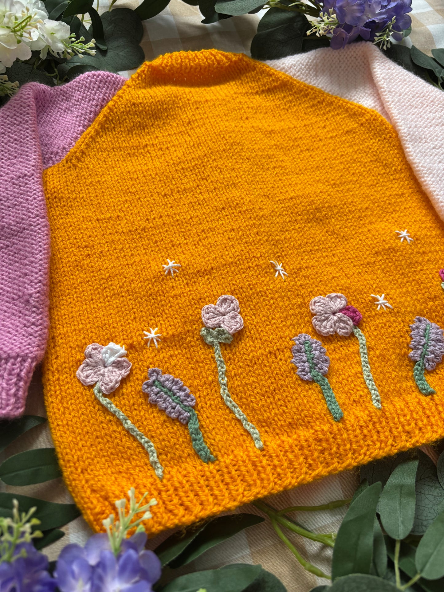Personalise Me, Size 2-3 Years, Flower Name Cardi