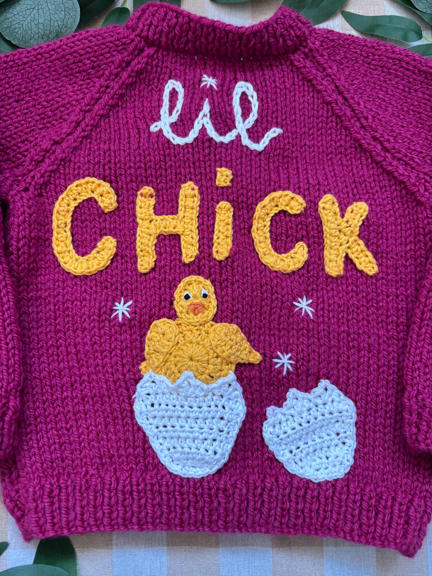 Size 12-18 Months, Lil Chick, Purple Cardi