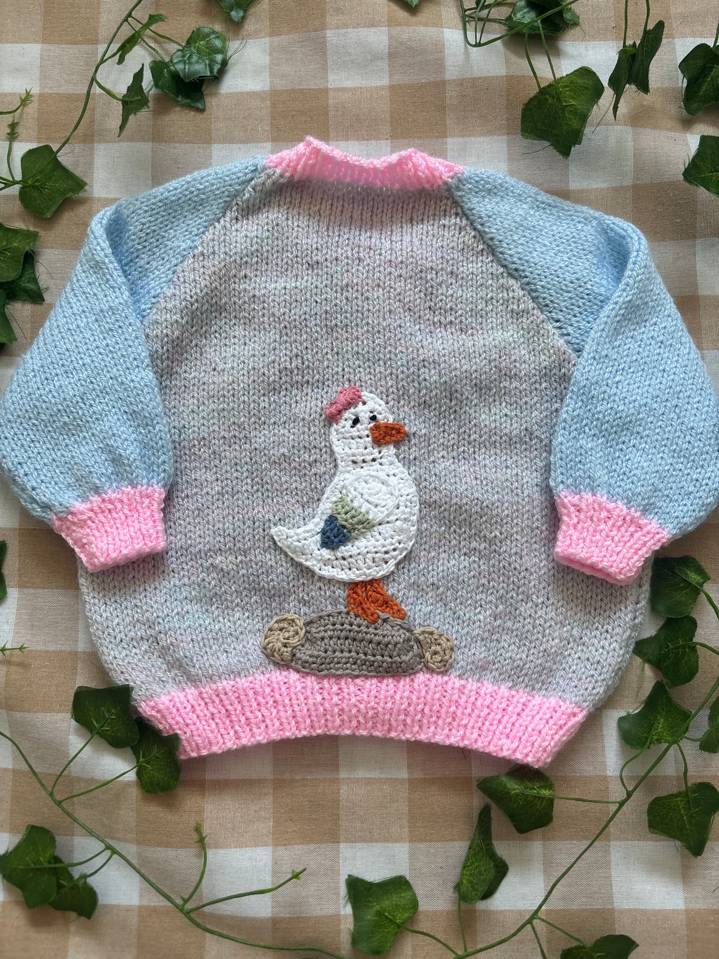 Size 6-9 Months, Seagull Pastel Cardi