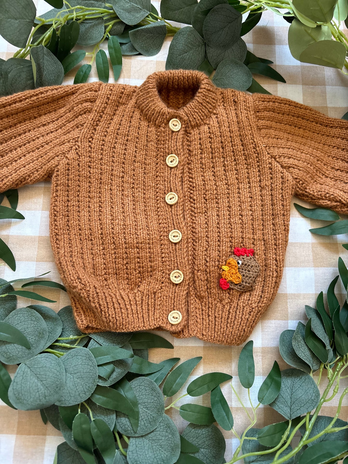 Personalise Me, Size 12-18 Months, Farm Name Cardi