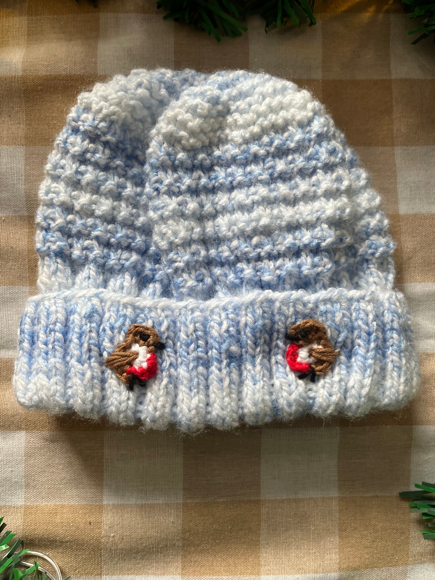 Personalise Me, Size 6-12 Months, Add a letter, Little Robin Hat