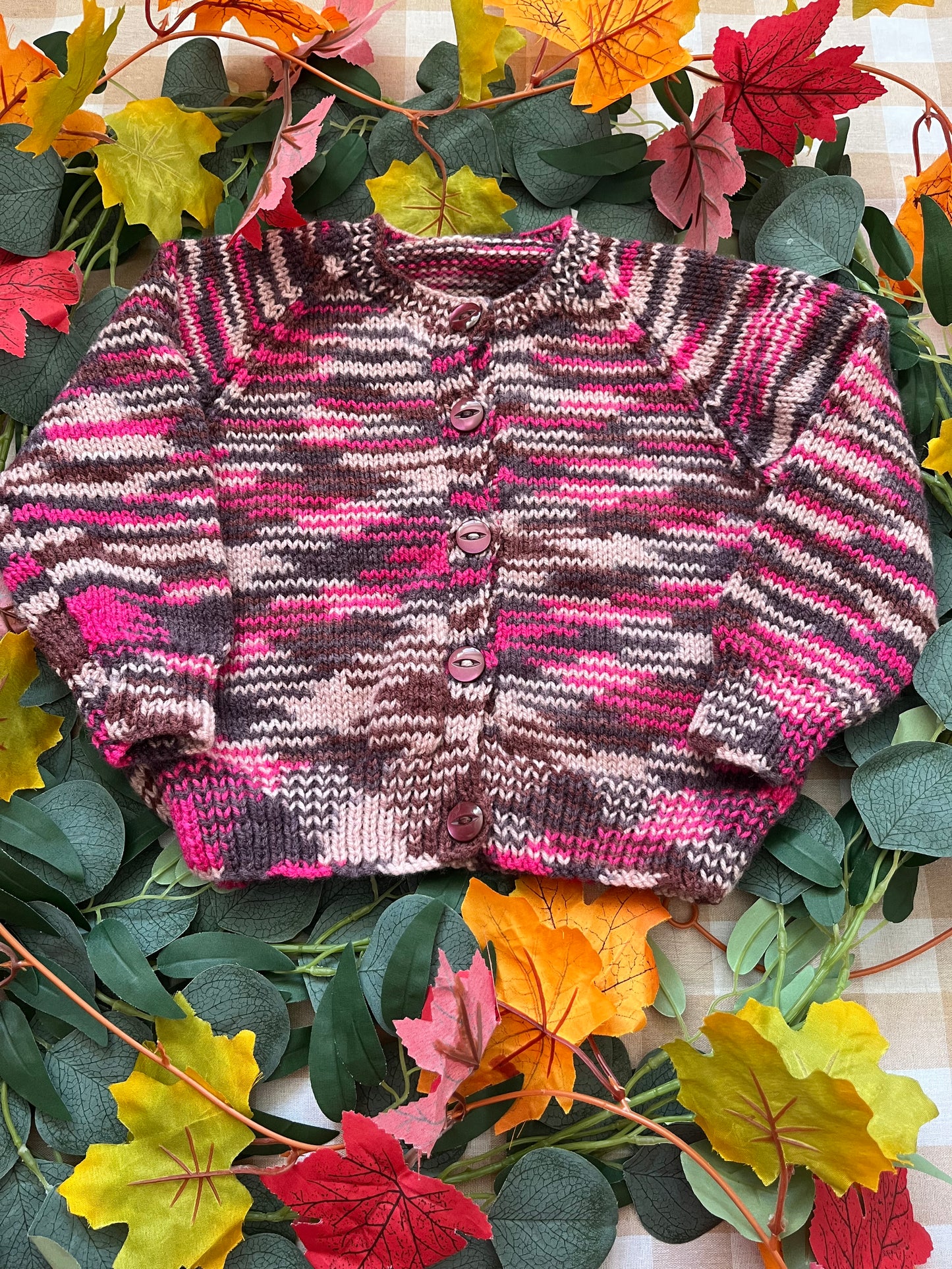 Personalise Me, Size 1-2 Years, Name Cardigan, Pink Pumpkin Patch Cardi
