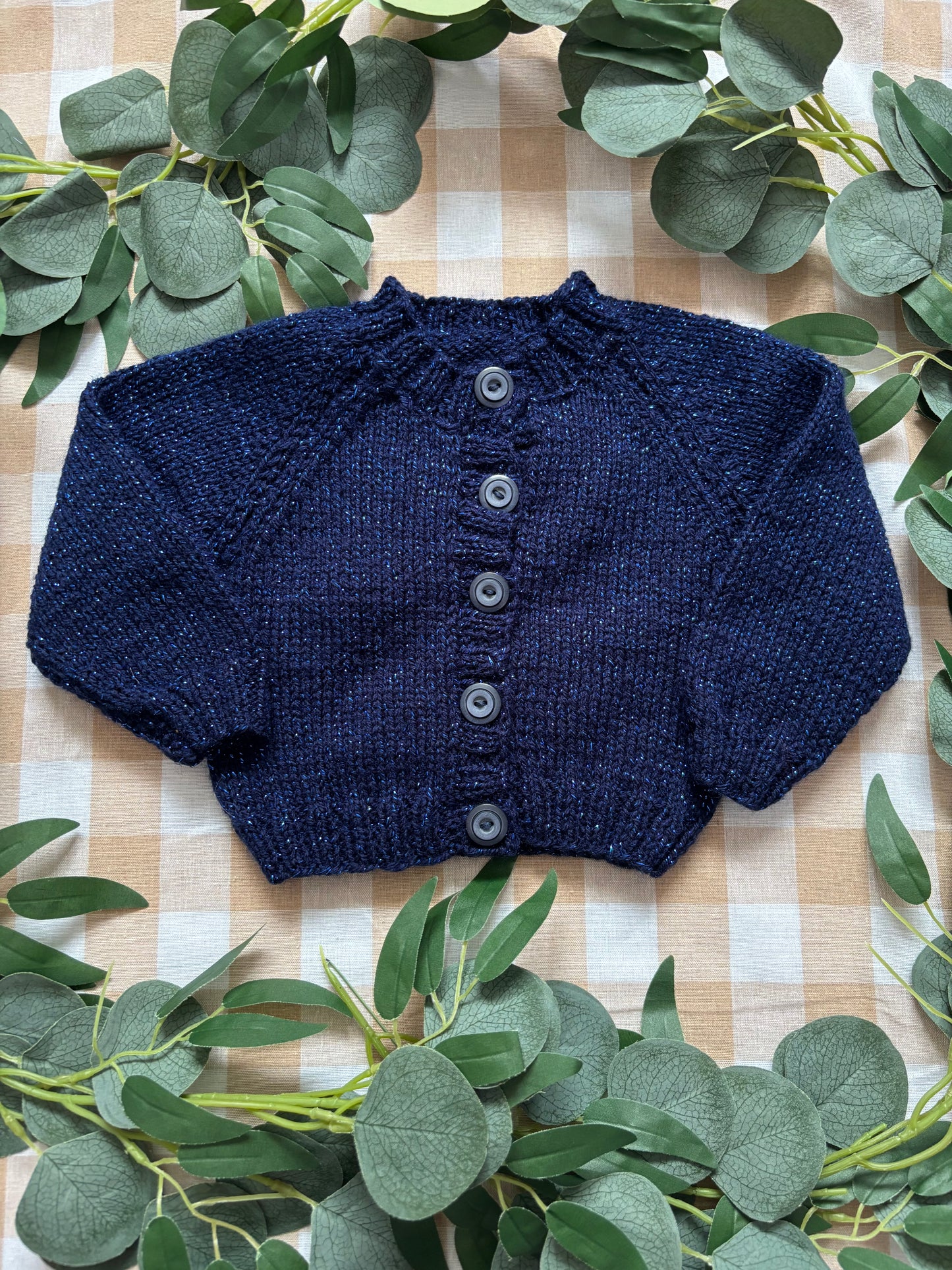 Size 3-6 Months, Cow Jumped Over the Moon, Sparkly Cardi