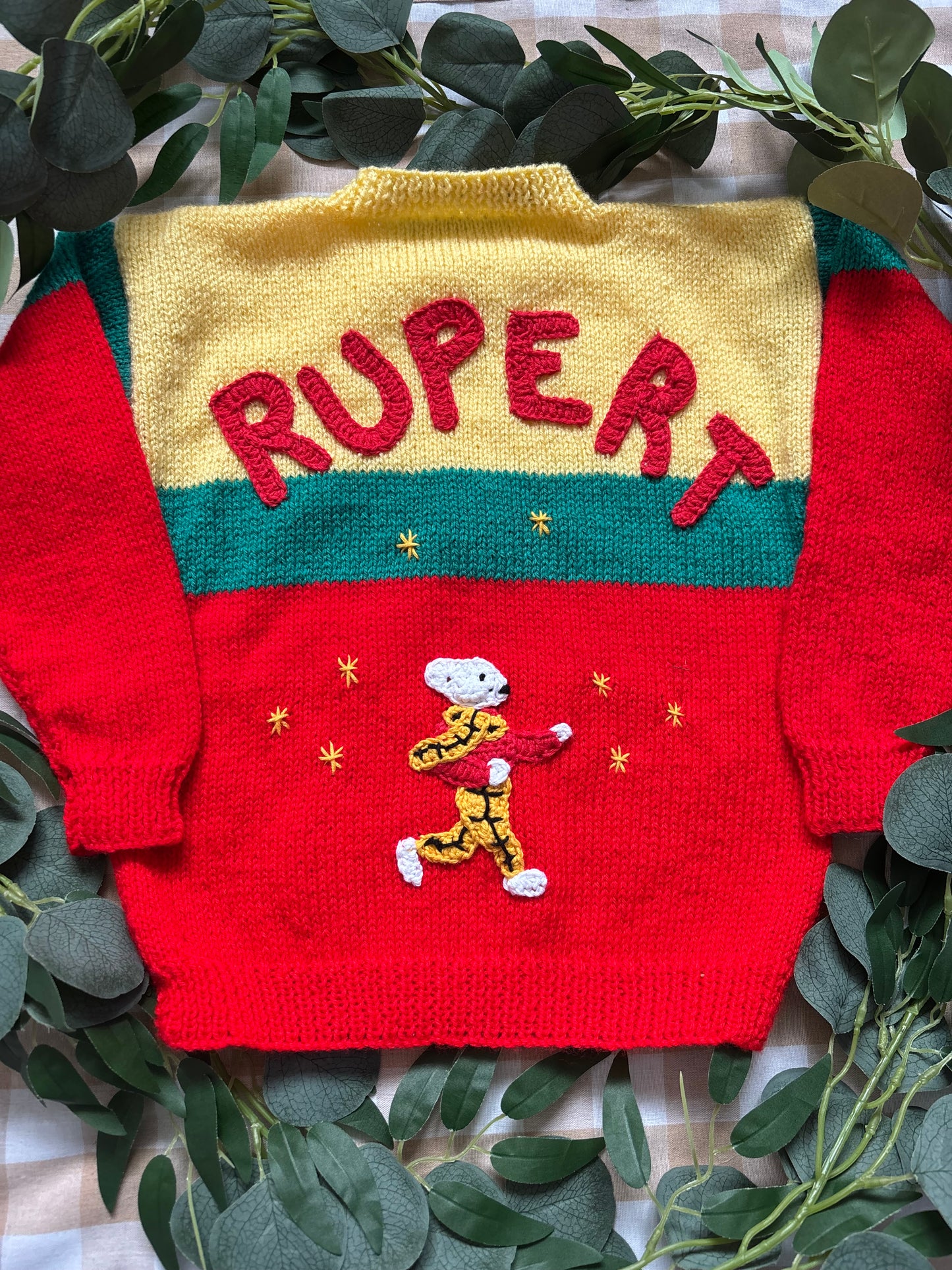 Size 3-5 Years, Rupert Inspired Jumper