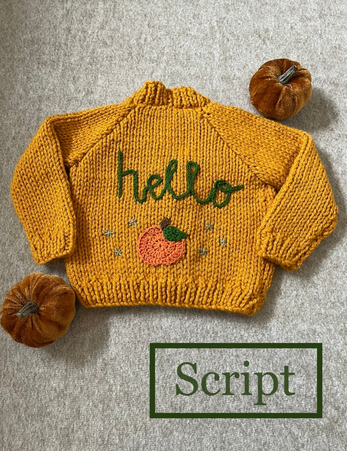 Size 6-9 Months, Personalise Me, Brown Sunflower Cardigan