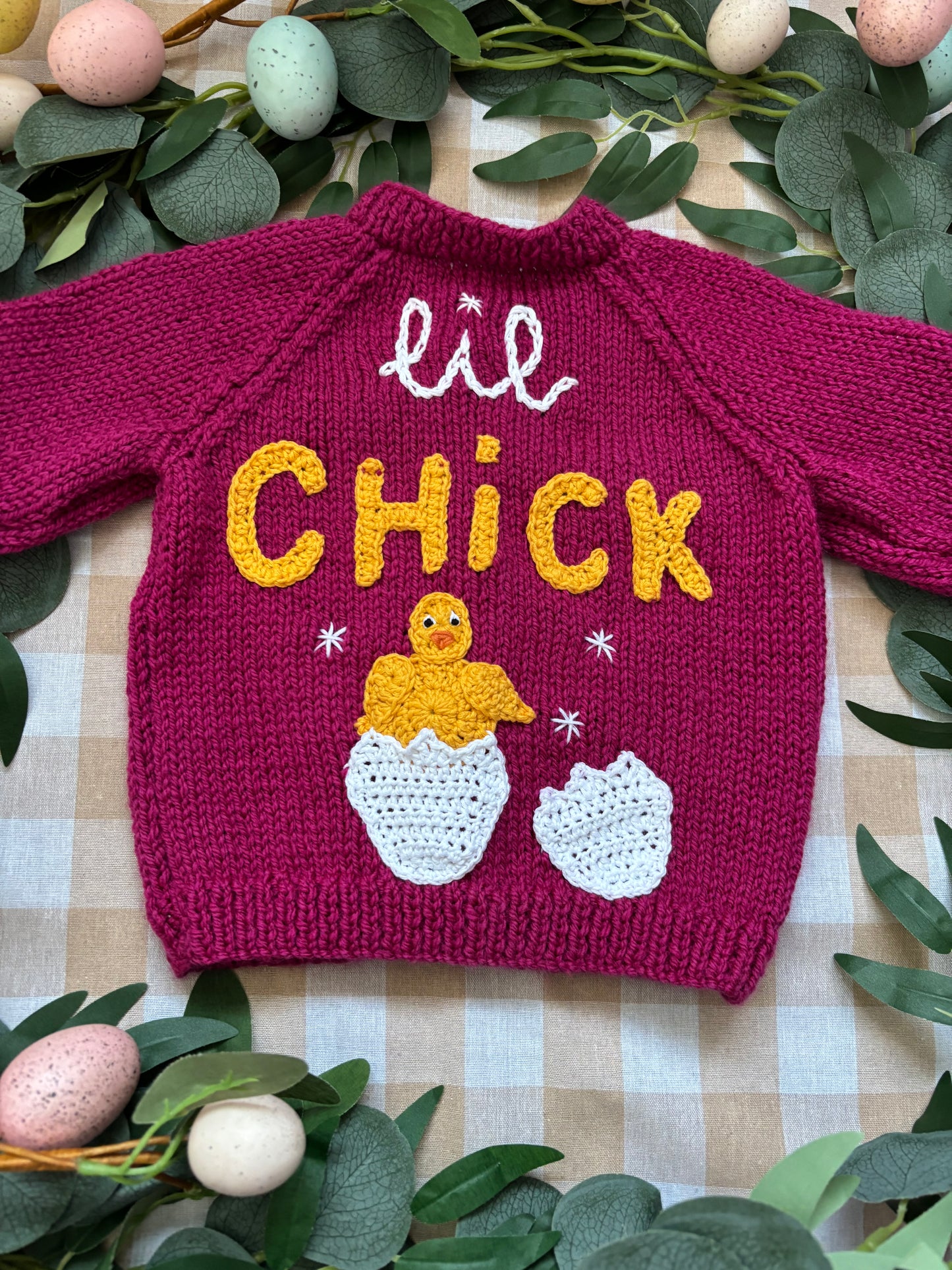 Size 12-18 Months, Lil Chick, Purple Cardi