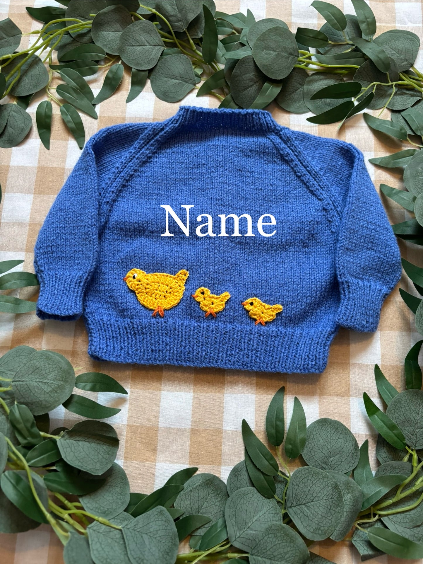 Personalise Me, Size 0-6 Months, Little Chick Name Cardi