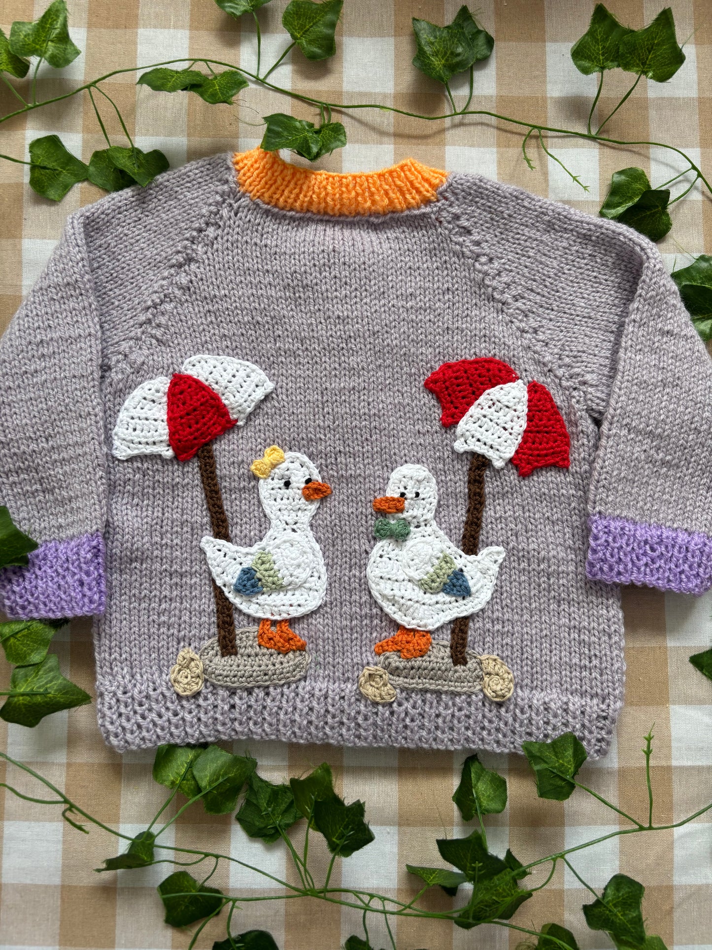 Size 12-18 Months, Two Seagulls Sunbathing